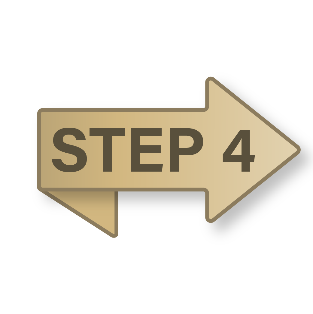 icon that reads Step 4